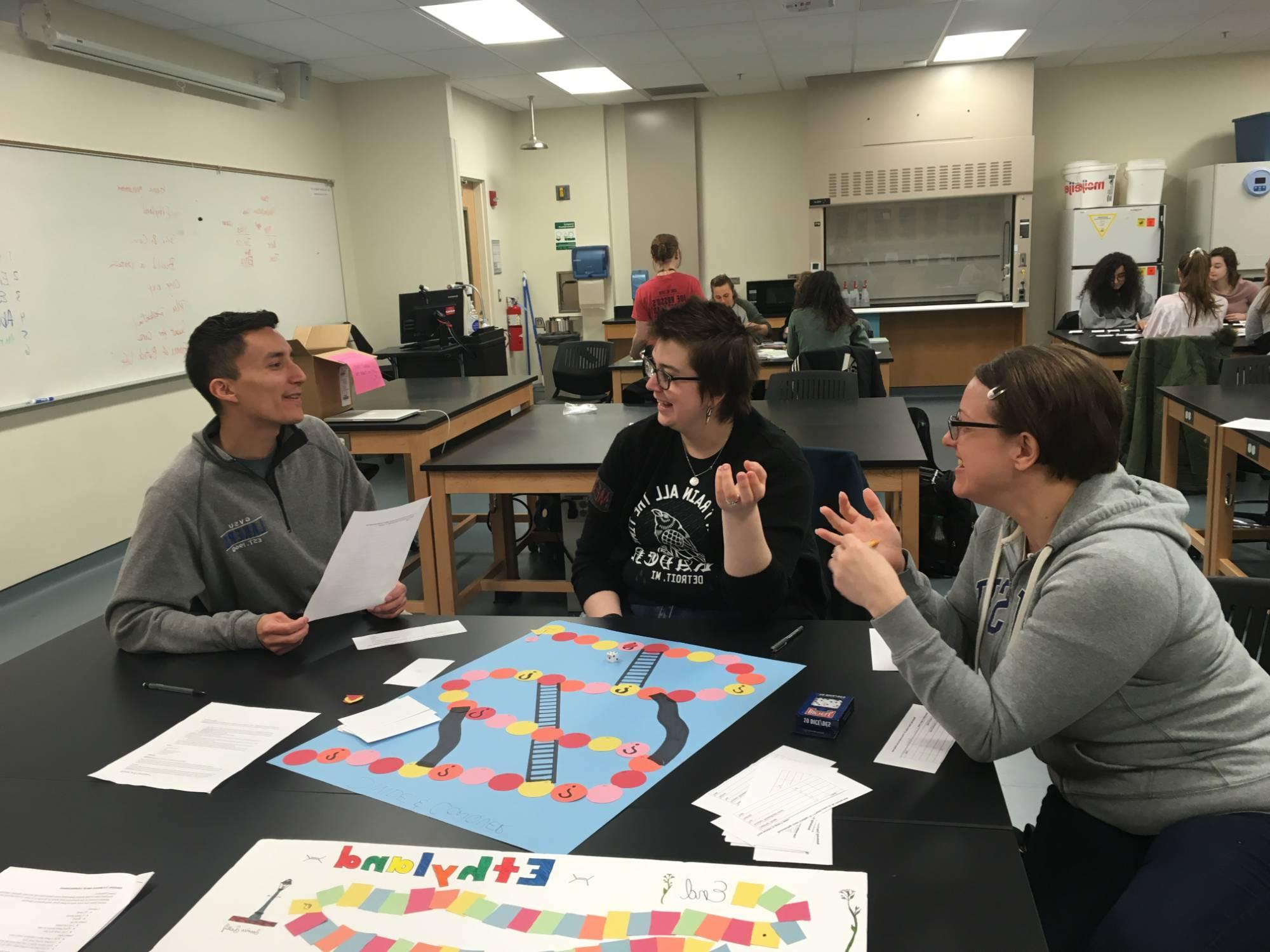 CMB students playing games